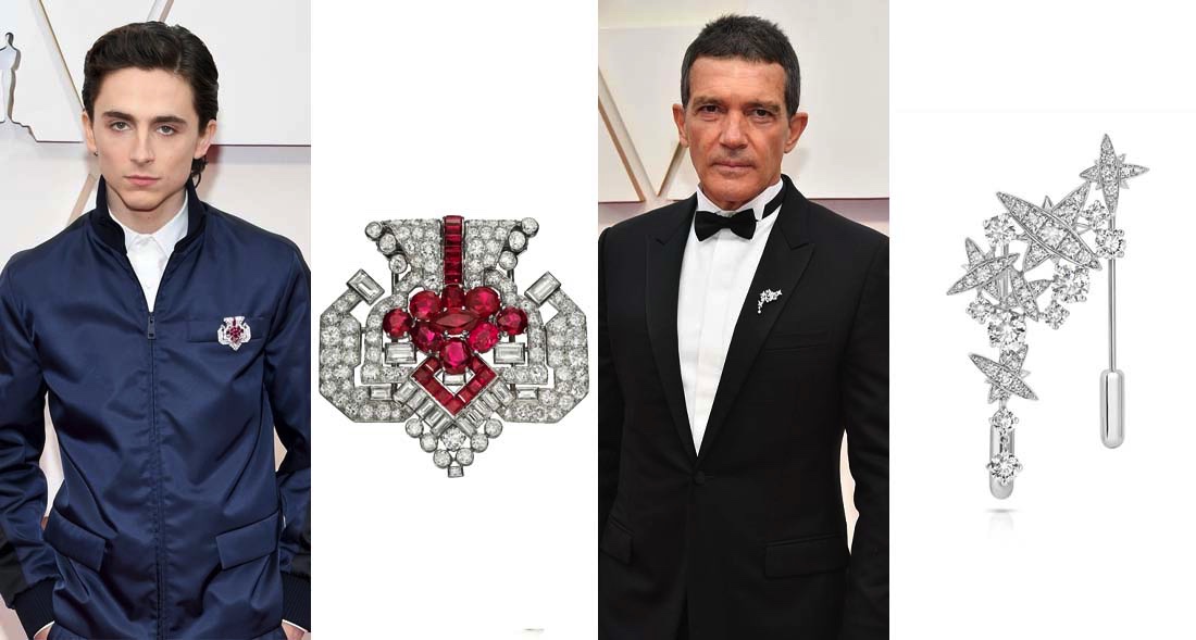 На Тимоти Шаламе: Cartier Tradition; на Антонио Бандерасе: Atelier Swarovski Fine Jewelry («Оскар-2020») На Тимоти Шаламе: Cartier Tradition; на Антонио Бандерасе: Atelier Swarovski Fine Jewelry («Оскар-2020»)