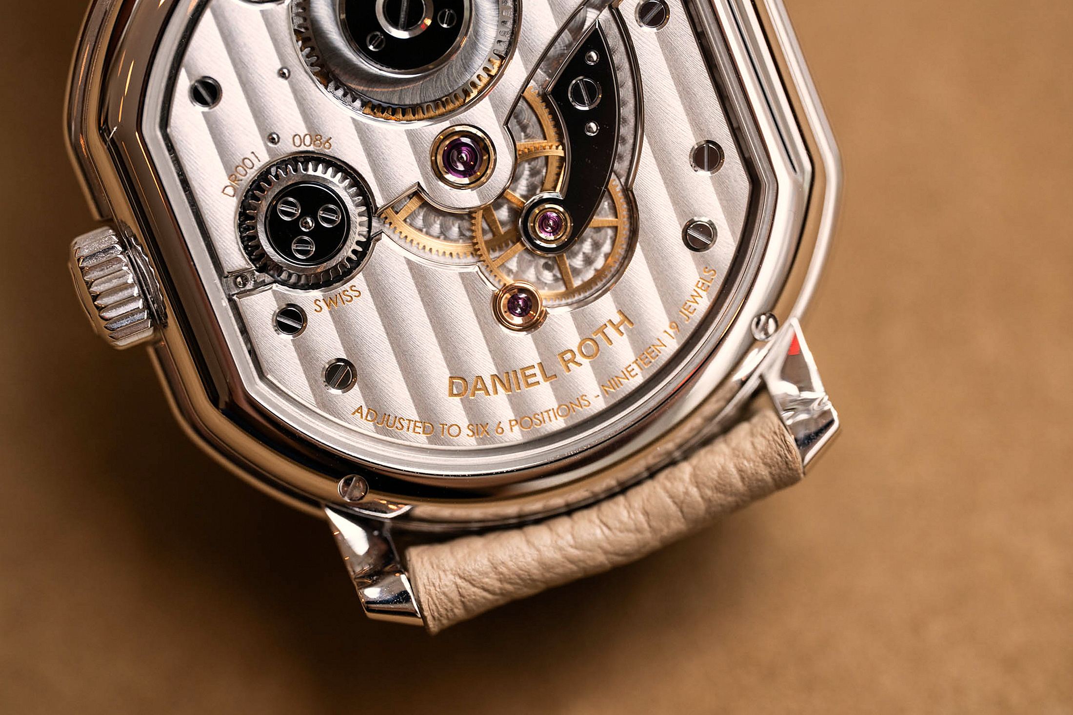 Daniel Roth Tourbillon PT макросъемка механизма