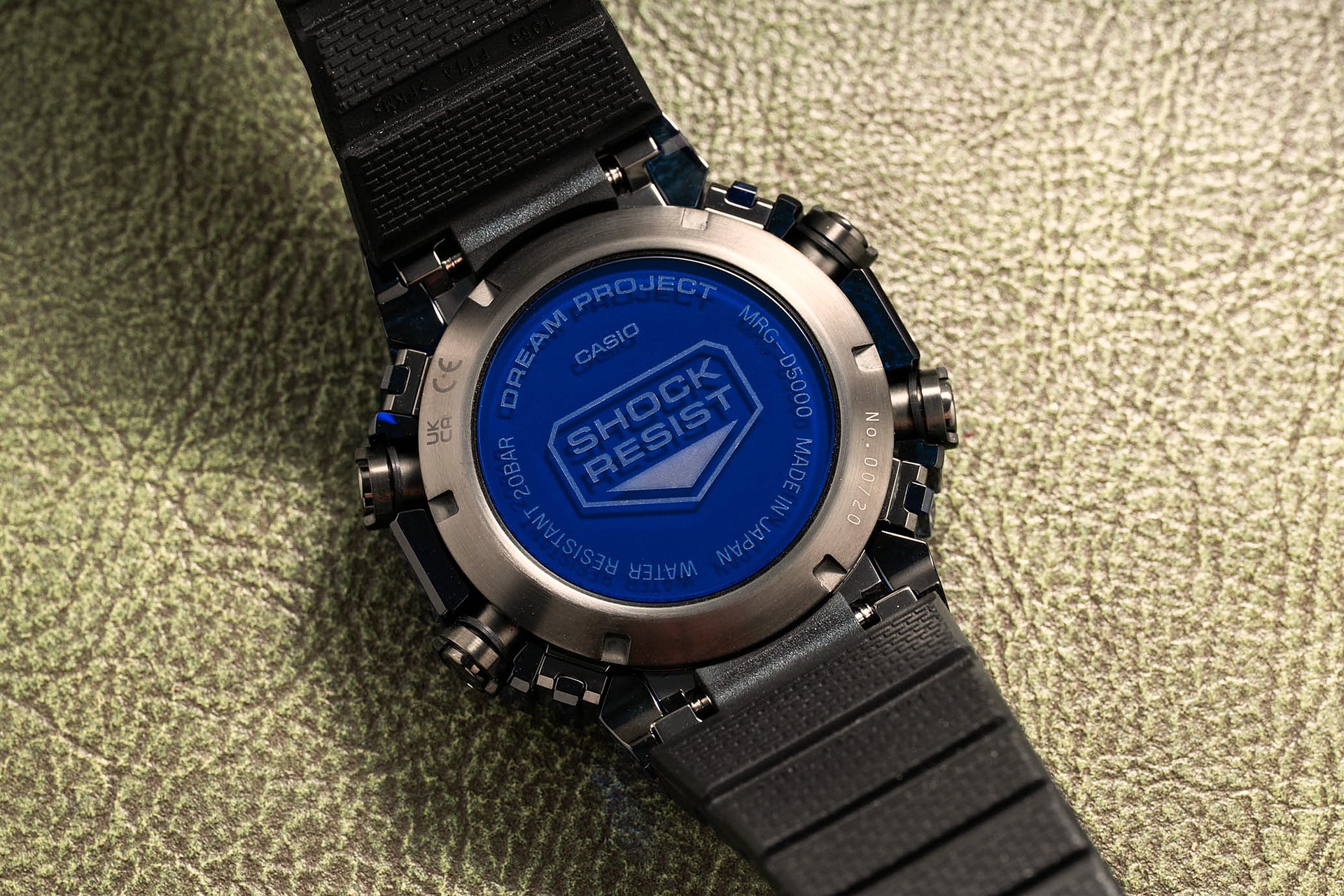 G-SHOCK Blue Sapphire Caseback