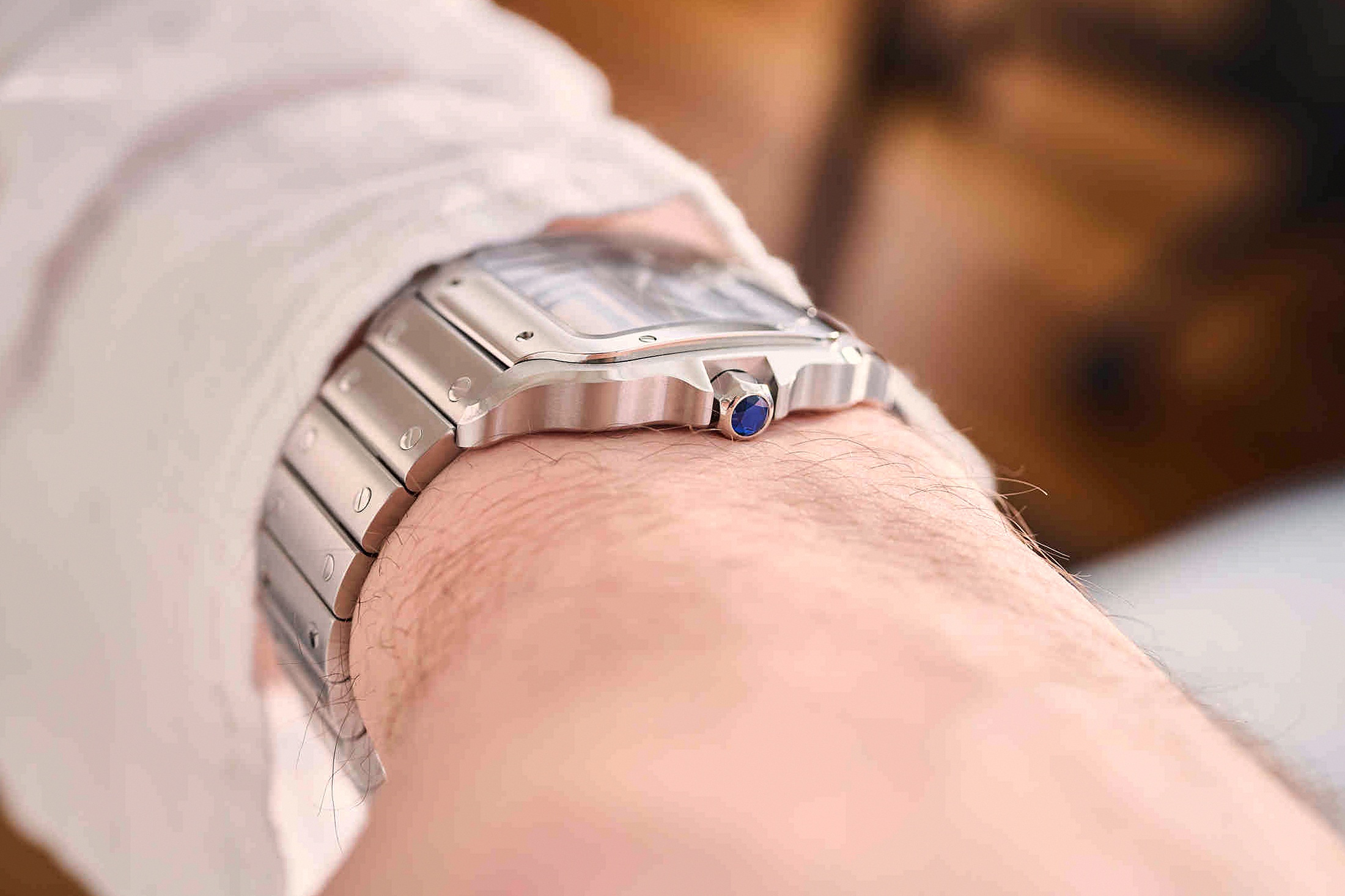 Cartier Santos в титане