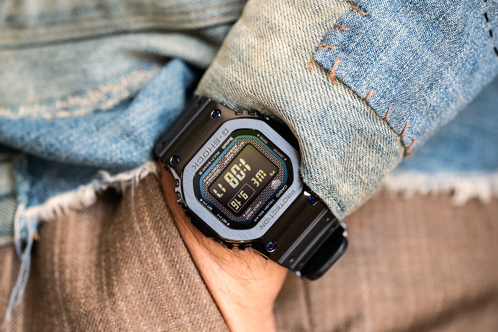 G-SHOCK Blue Steel Sapphire Wristshot