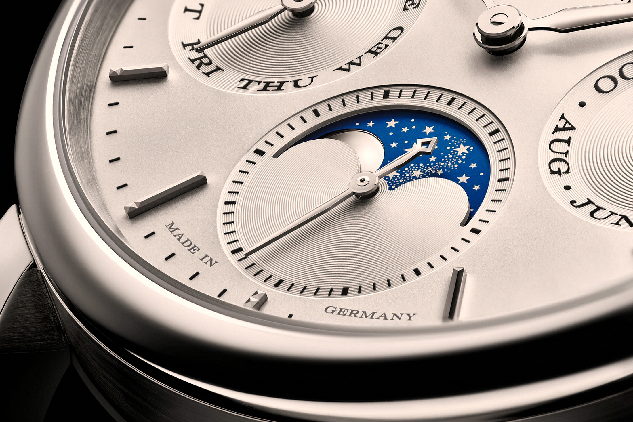Фазы Луны Saxonia Annual Calendar 36 мм